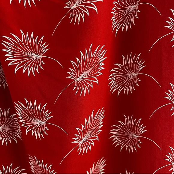 Madewell Silk Off the Shoulder Ruffle Palm Dress Size SM - Picture 4 of 5